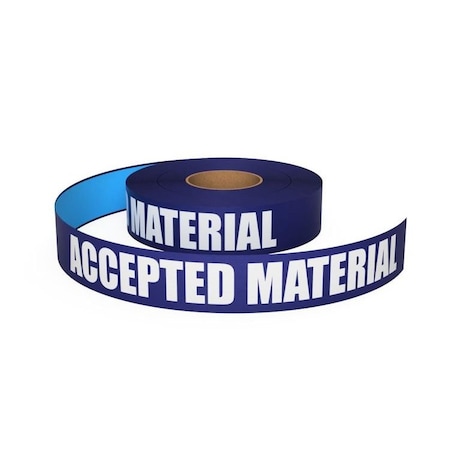 Ergomat Durastripe In-Line Printing 2in x 50ft Blue - ACCEPTED MATERIAL DSIL250-B-ACCEPTED MATERIAL